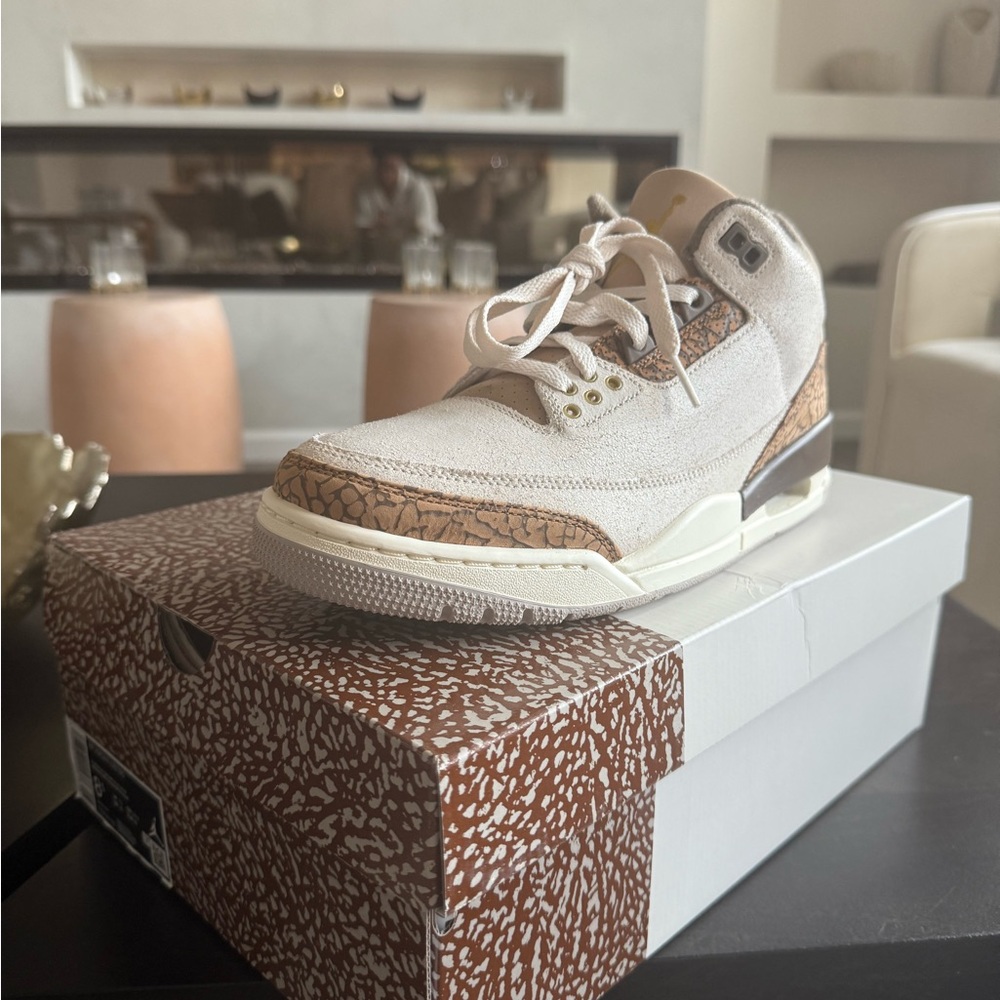 Jordan Sneakers in Cream and Brown